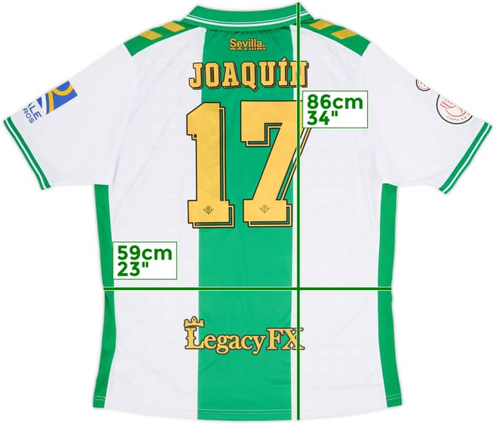 2022-23 Real Betis Cup Home Shirt Joaquin #17 - 10/10 - (3XL)