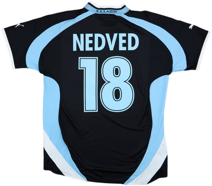 1999-00 Lazio Away Shirt Nedved #18 - 8/10 - (XL)