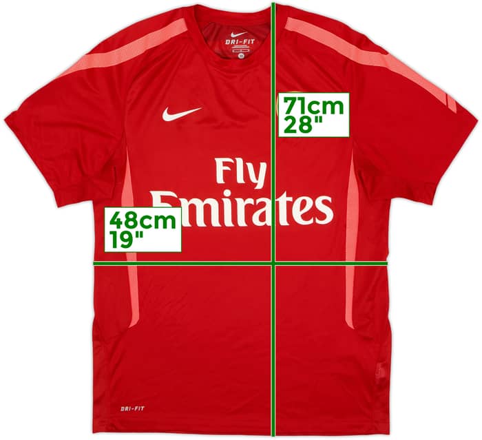 2011-12 Arsenal Nike Training Shirt - 8/10 - (M)