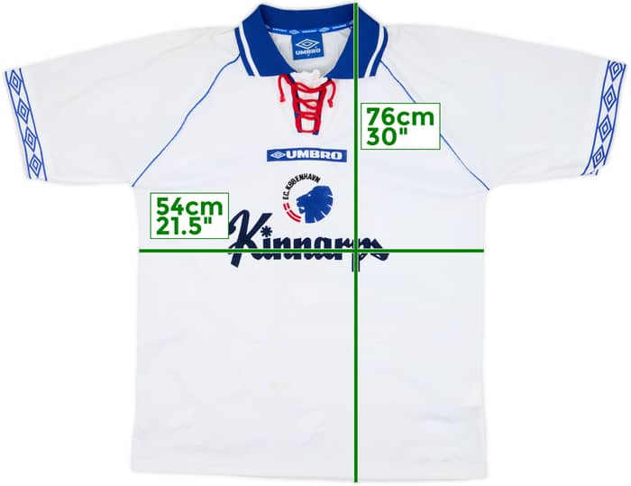 1998-99 FC Copenhagen Home Shirt - 6/10 - (M)