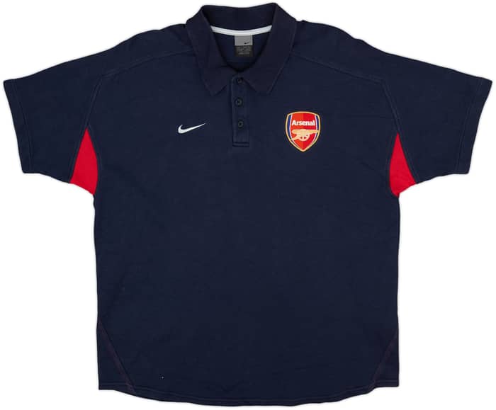 2002-03 Arsenal Nike Polo Shirt - 8/10 - (L)