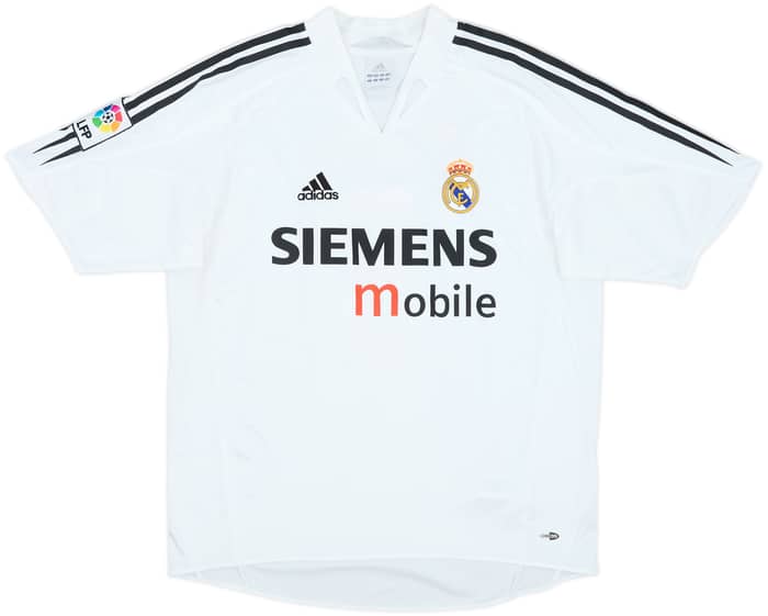 2004-05 Real Madrid Home Shirt Zidane #5 - 6/10 - (M)