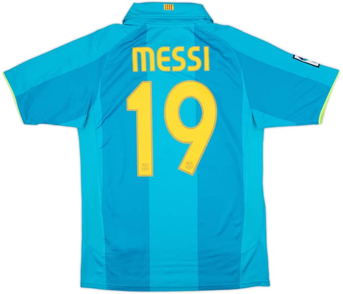 2007-09 Barcelona Away Shirt Messi #19 - 8/10 - (S)