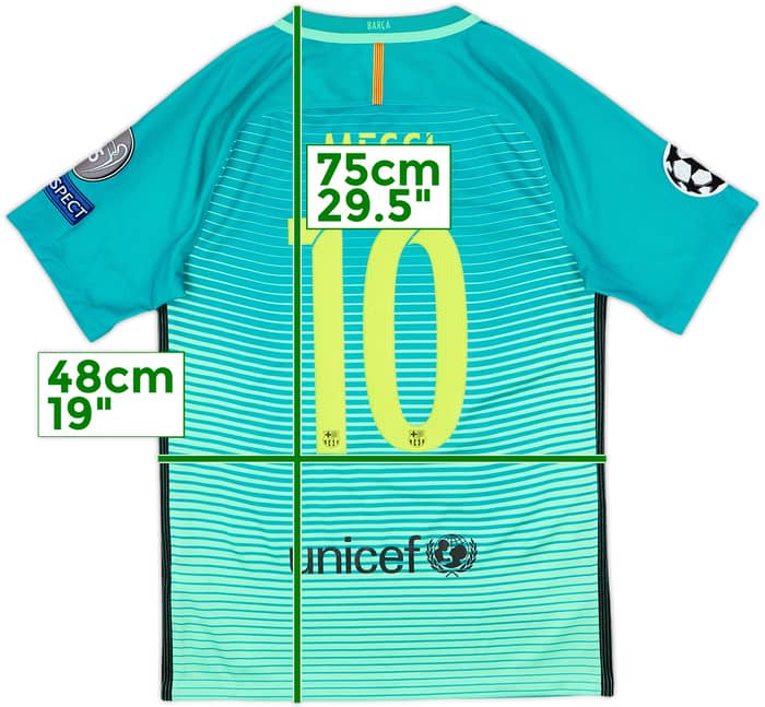 2016-17 Barcelona Third Shirt Messi #10 - 8/10 - (S)