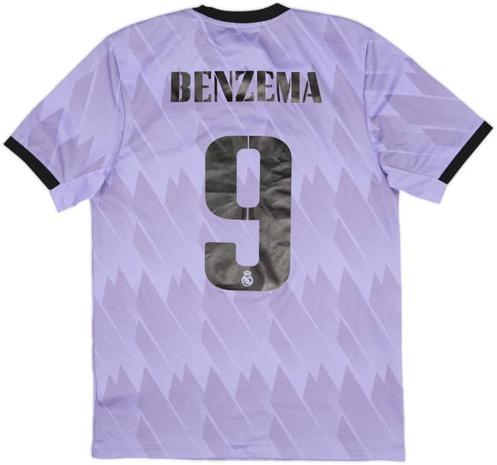 2022-23 Real Madrid Away Shirt Benzema #9 - 9/10 - (M)