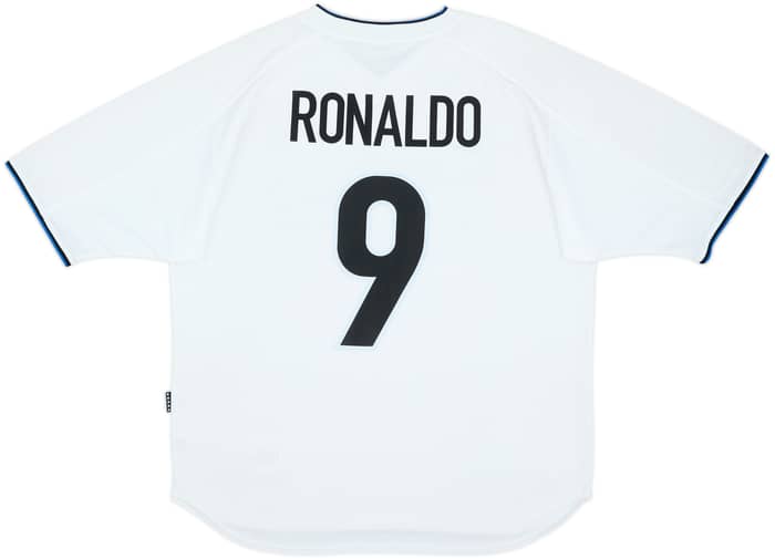 1999-00 Inter Milan Away Shirt Ronaldo #9 - 8/10 - (L)