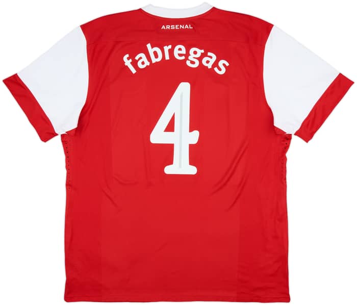 2010-11 Arsenal Player Issue Home Shirt Fabregas #4 - 8/10 - (XXL)