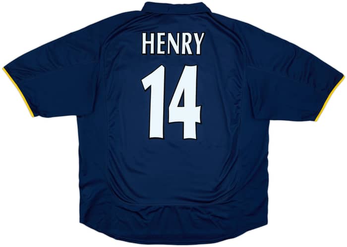 2000-02 Arsenal European Shirt Henry #14 - 9/10 - (XXL)