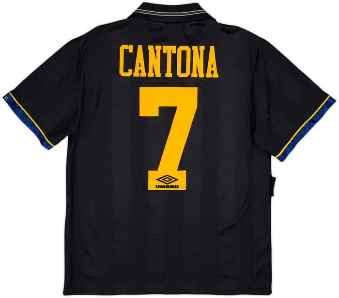 1993-95 Manchester United Away Shirt Cantona #7 - 7/10 - (M)