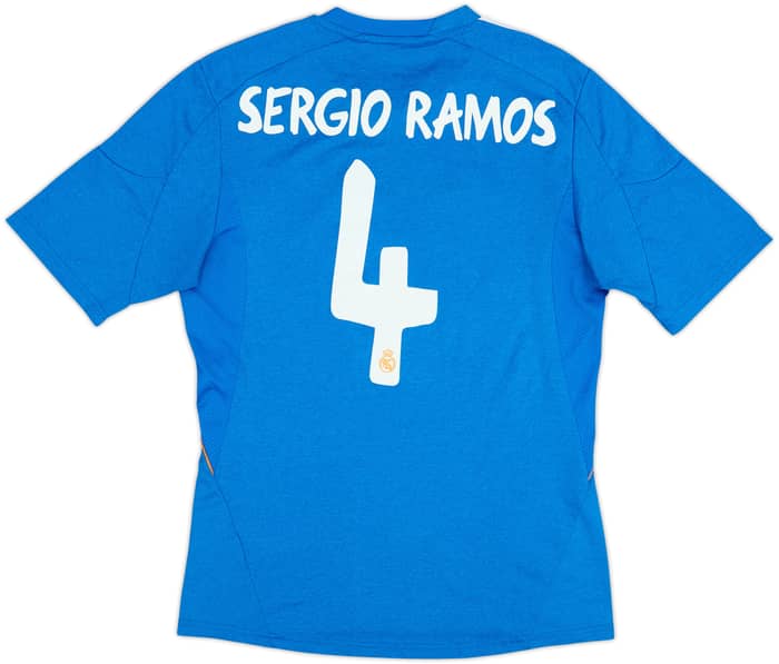 2013-14 Real Madrid Away Shirt Sergio Ramos #4 - 8/10 - (S)