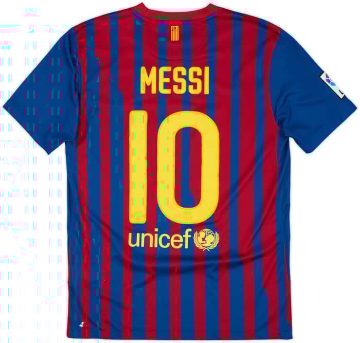 2011-12 Barcelona Home Shirt Messi #10 - 5/10 - (M)
