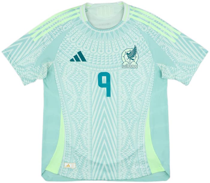 2024-25 Mexico Authentic Away Shirt Raul #9 - 9/10 - (L)