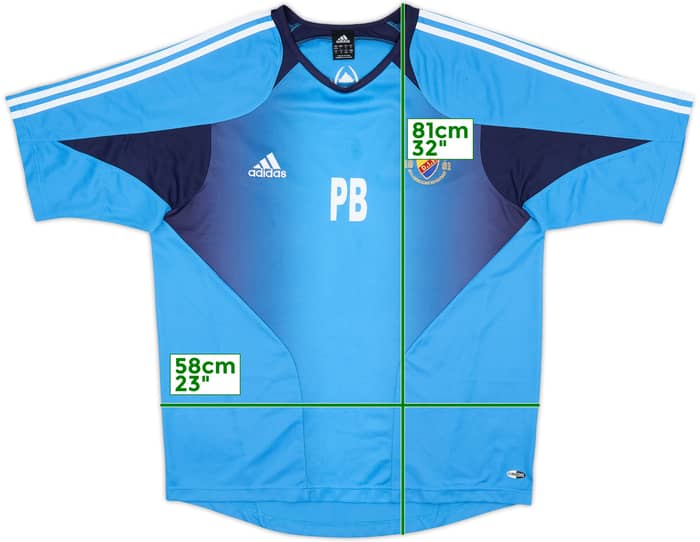 2004 Djurgarden adidas Staff Issue Training Shirt PB - 9/10 - (L/XL)