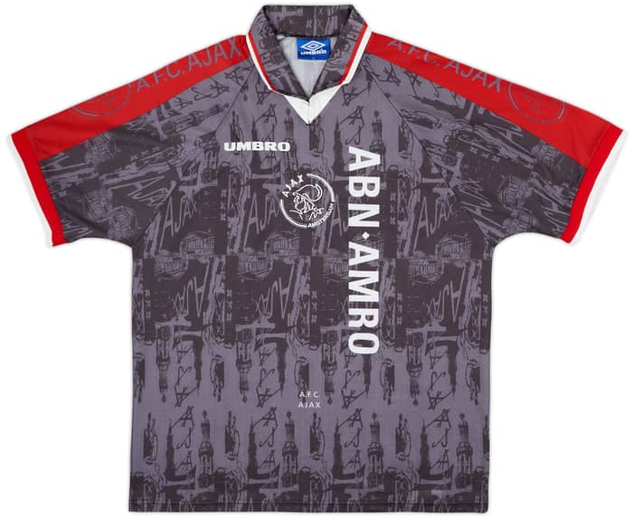 1996-97 Ajax Away Shirt Kluivert #9 - 8/10 - (XL)