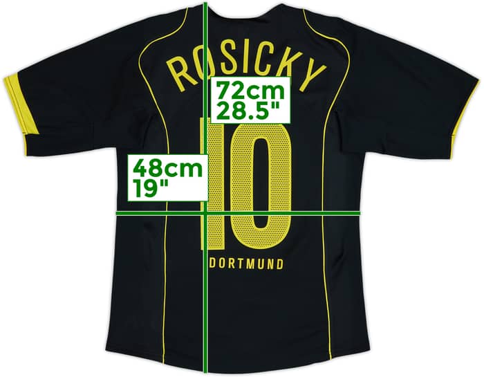 2004-05 Borussia Dortmund Away Shirt Rosicky #10 - 8/10 - (S)