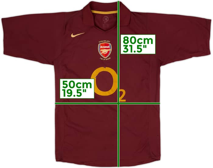 2005-06 Arsenal Home Shirt - 5/10 - (M)