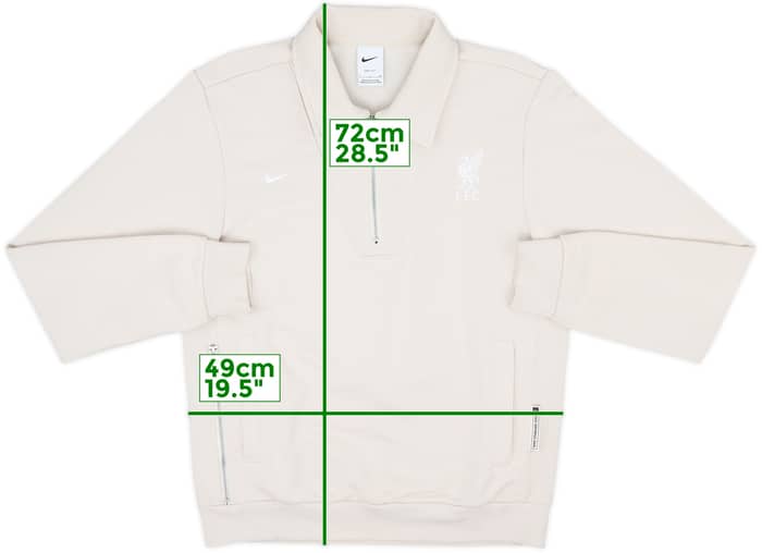 2024-25 Liverpool Nike 1/4 Zip Drill Top - 8/10 - (S)