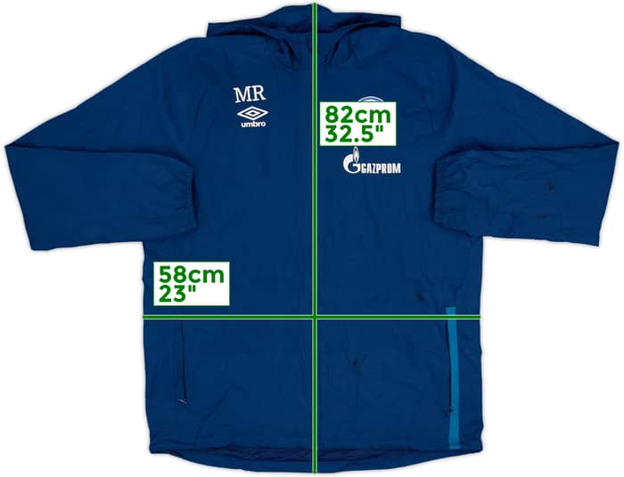 2021-22 Schalke Staff Issue Umbro Hooded Track Jacket MR - 5/10 - (L)