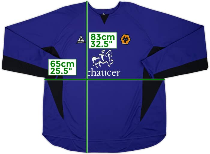 2004-05 Wolves GK Shirt #1 - 6/10 - (XL)