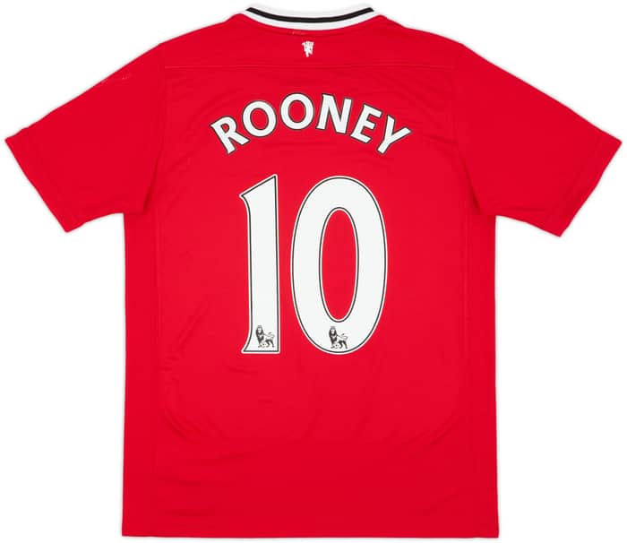 2011-12 Manchester United Camiseta de local Rooney #10 - 8/10 - (XL.Niños)