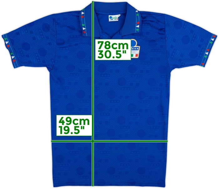 1994 Italy Home Shirt #10 - 7/10 - (M)