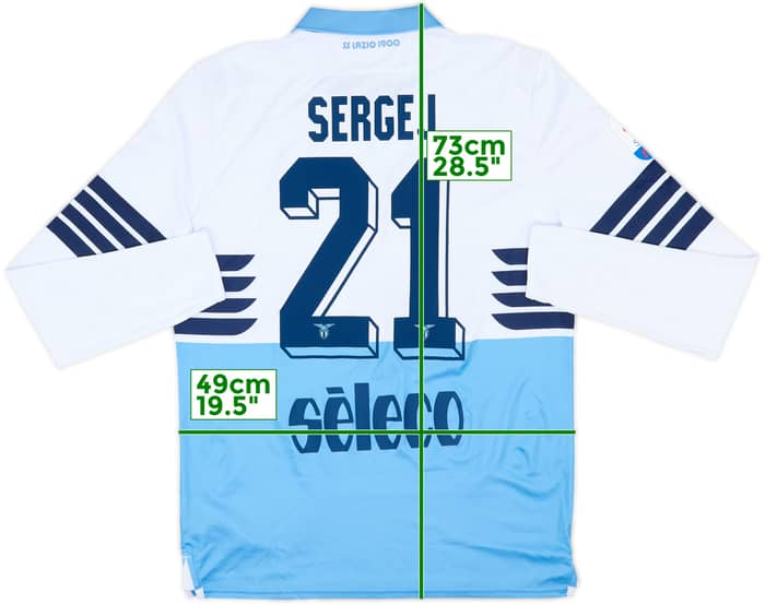 2018-19 Lazio Home L/S Shirt Sergej #21 - 6/10 - (M)