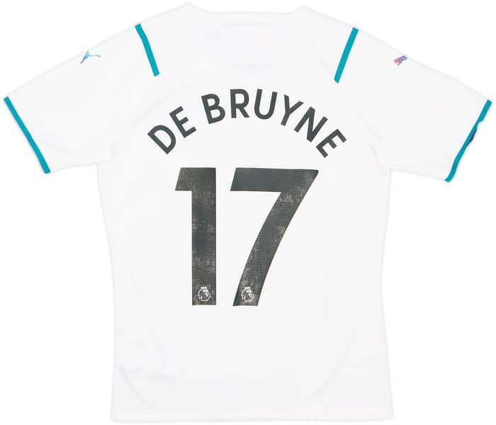 2021-22 Manchester City Authentic Away Shirt De Bruyne #17 (S)