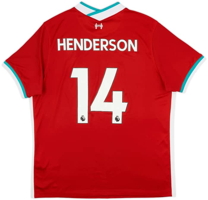 2020-21 Liverpool Home Shirt Henderson #14 - 6/10 - (XL)