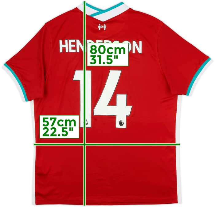 2020-21 Liverpool Home Shirt Henderson #14 - 6/10 - (XL)