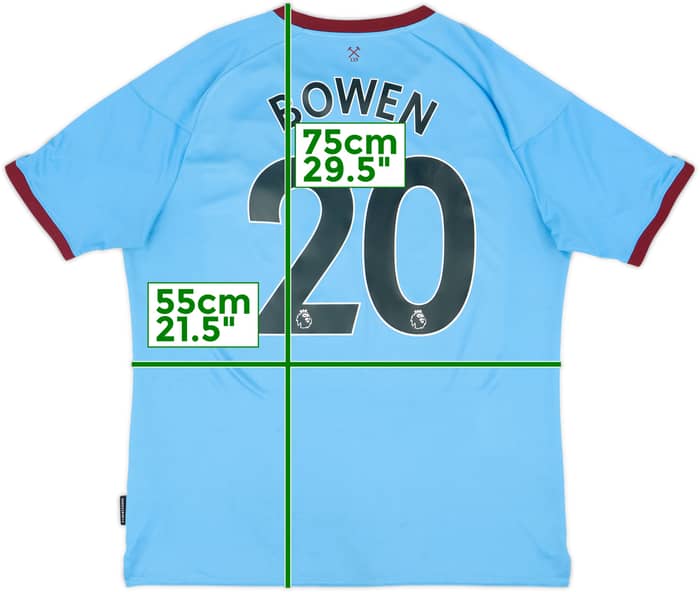2020-21 West Ham Away Shirt Bowen #20 - 6/10 - (XL)