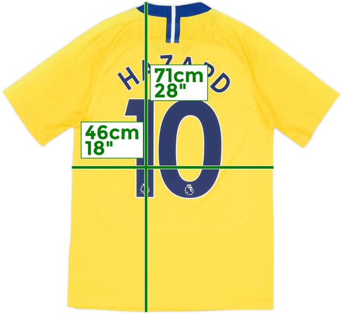 2018-19 Chelsea Away Shirt Hazard #10 - 10/10 - (S)
