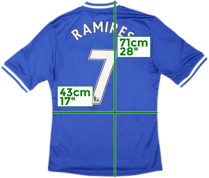 2013-14 Chelsea Home Shirt Ramires #7 - 5/10 - (S)
