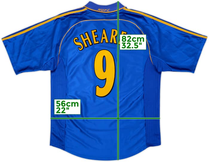 1998-99 Newcastle Away Shirt Shearer #9 - 9/10 - (L)