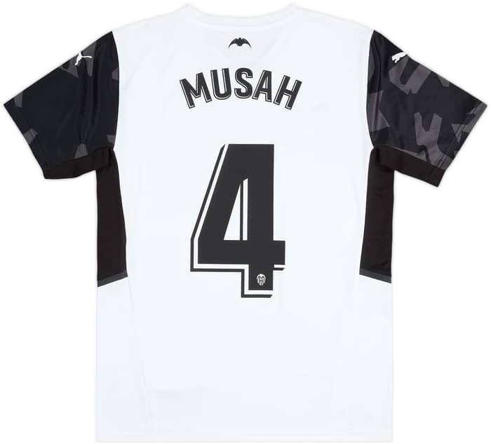 2021-22 Valencia Home Shirt Musah #4 - 8/10 - (M)