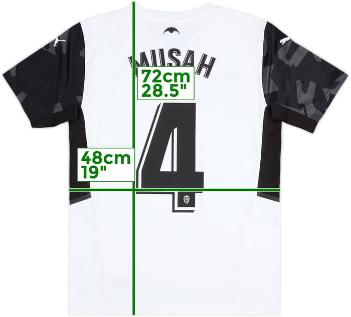 2021-22 Valencia Home Shirt Musah #4 - 8/10 - (M)