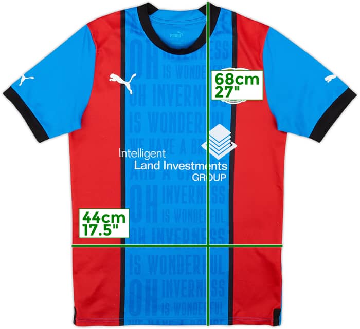 2022-23 Inverness Caledonian Thistle Home Shirt - 9/10 - (S)