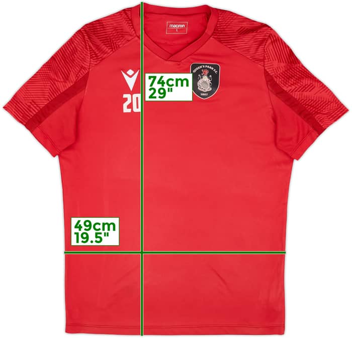 2022-23 Queen's Park Macron Player Issue Training Shirt #20 - 7/10 - (L)