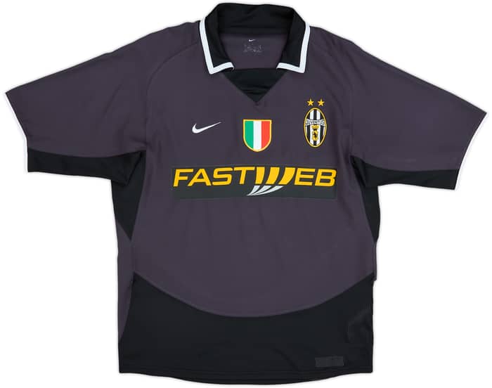 Camiseta de la tercera equipación de la Juventus 2003-04 Trezeguet #17 - 8/10 - (M)