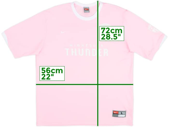 2009 Minnesota Thunder Pink October Third Shirt - 8/10 - (L)