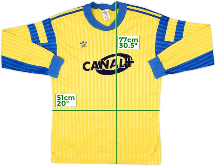 1980s Coupe de France Home L/S Shirt #8 - 9/10 - (L)