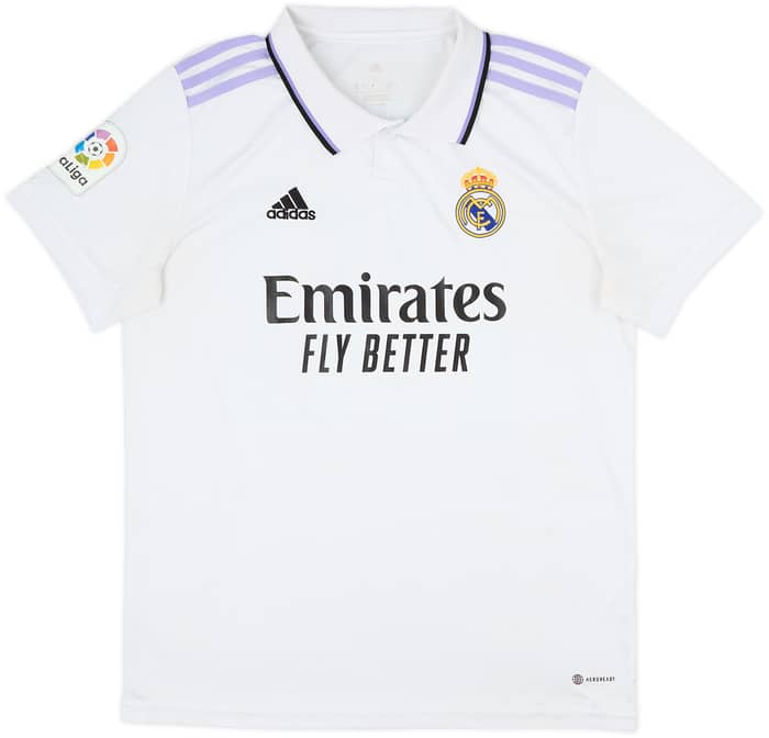 2022-23 Real Madrid Home Shirt Vini Jr #20 - 6/10 - (L)