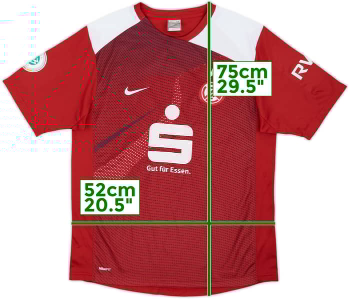 2008-09 Rot-Weiss Essen Match Issue Home Shirt Aydin #14