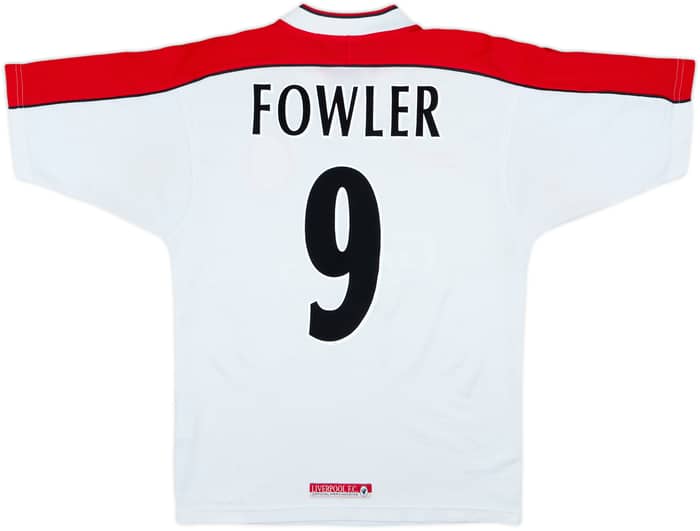 1998-99 Liverpool Away Shirt Fowler #9 - 6/10 - (S)