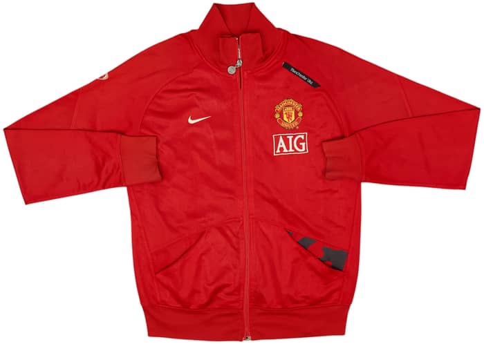 2007-08 Manchester United Nike Track Jacket - 4/10 - (M)
