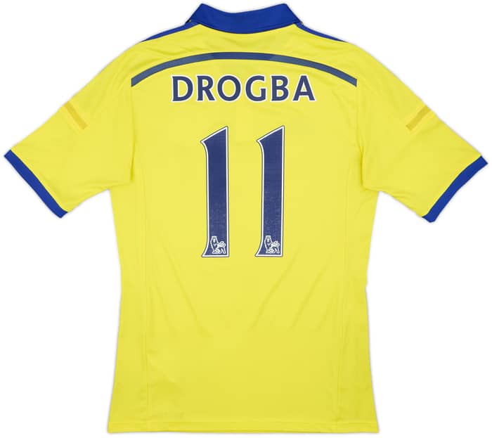 Camiseta de visitante del Chelsea 2014-15 Drogba #11 - 6/10 - (S)