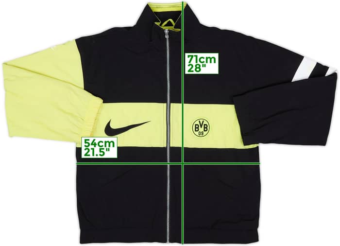 1995-96 Borussia Dortmund Nike Track Jacket - 8/10 - (15-16 Years)