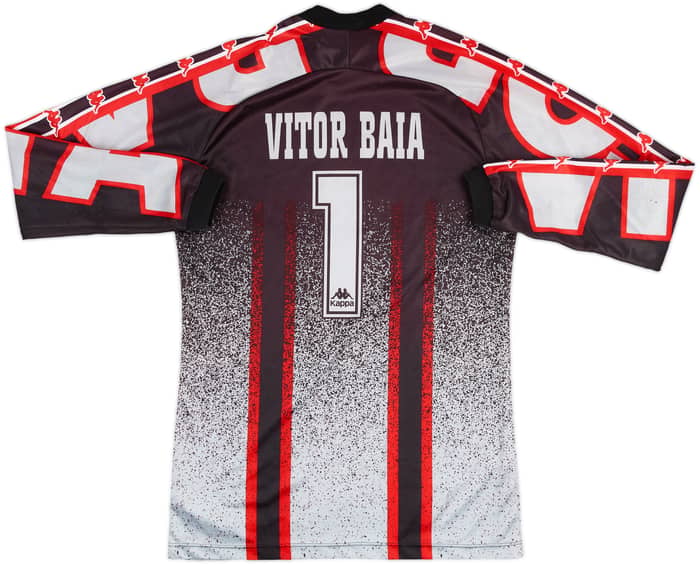 1996-97 Barcelona Basic GK Shirt Vitor Baia #1 - 8/10 - (S)