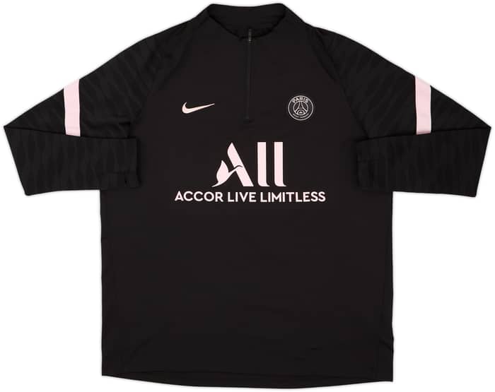 2021-22 Paris Saint-Germain Nike 1/4 Zip Drill Top - 7/10 - (XL)