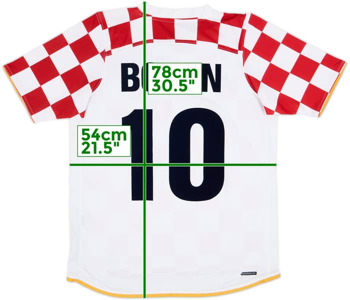 2006-08 Croatia Home Shirt Boban #10 - 8/10 - (L)