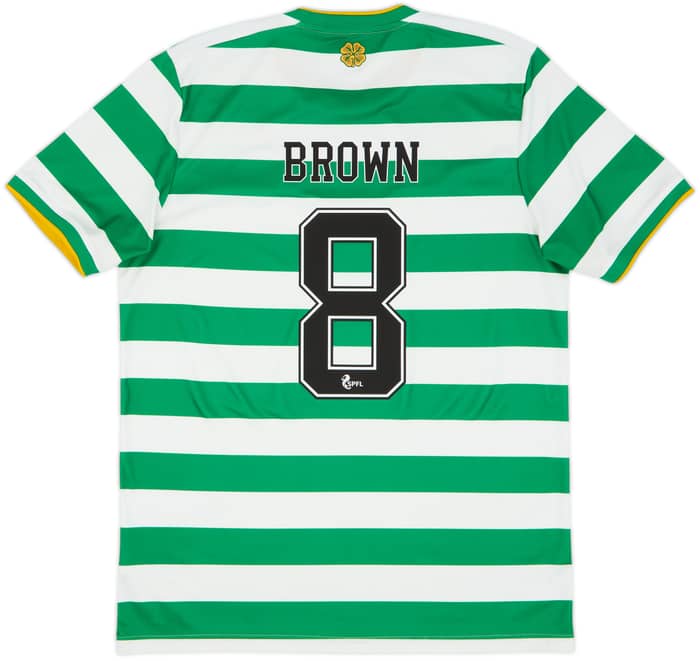 2020-21 Celtic Home Shirt Brown #8 - 8/10 - (L)